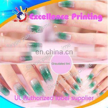 hot sale self adhesive populer vinyl nail sticker