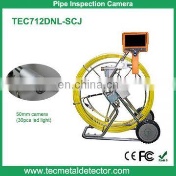 Self-leveling waterproof sewer pipe inspection camera with meter counter and 512Hz transmitter TEC712DNL-SCJ