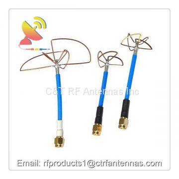 5.8 GHz Circular antenna with Clover Leaf Omni-Directional  FPV antenna for UAV Drone RC