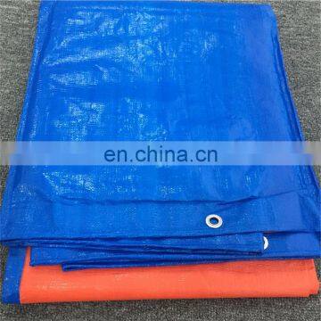 Orange blue pe tarpaulin for yemen