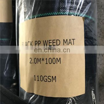 Black woven fabric weed mat/biodegradable weed mat for ground cover