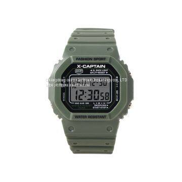 CITIPLUS Square Digital Watch Sport Casual Electronic Watch Classic Boys and Girls Electronic Watch photo-4