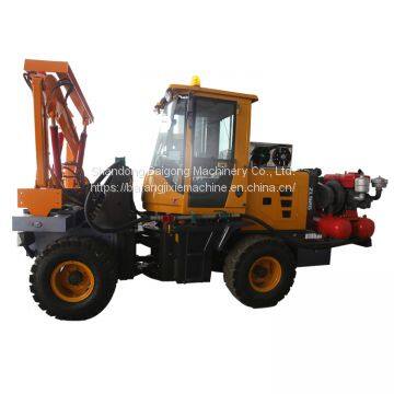 China Hot Sale Highway Guardrail Pile Driver Machine Installer photo-4