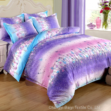 Microfiber Peach Skin Fabric Home Textile Polyester Woven Fabric 100%polyester Bedsheet Fabric photo-3