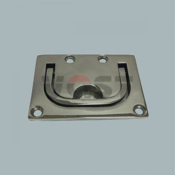 Marine Accessories Yacht Supply Ships Boat Hardware 316 Stainless Steel Flush Lifting Handle Turning Lock Lift Handle photo-4