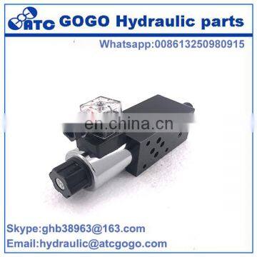Hydraulic Modular Electromagnetic Speed Controller Valve Solenoid Flow Control Valve With Pressure Compensation MFST MFS 02 03-D photo-3