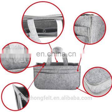 Portable Grey Color Felt Handbag Organizer photo-5