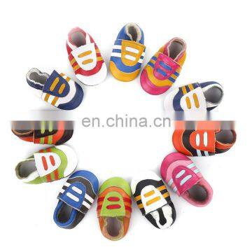 High quality soft sole baby shoes toddler leather sports shoes for spring