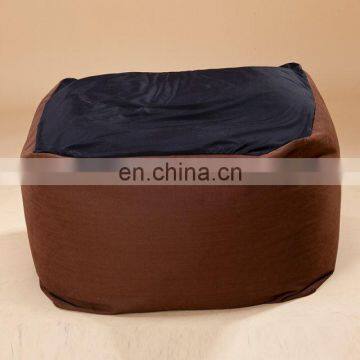 Modern square stool comfortable bean bag expand pouf sitting bean bag