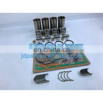 4D105 Rebuild Overhaul Repair Kit With Engine Bearings Cylinder Liner Piston Rings Full Gasket Kit For Diesel Engine