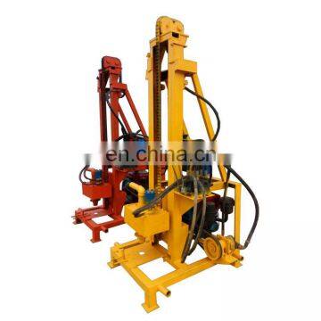 Cheap mini hydraulic diesel engine water drilling rig machine price