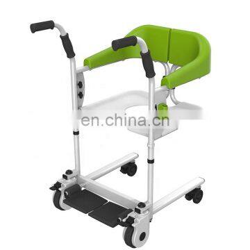 Home care hospital shower manual active multifunctional transfer wheelchair