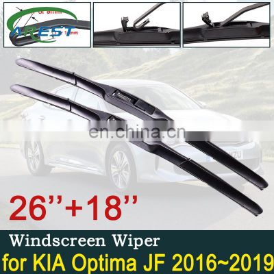 for KIA Optima JF 2016~2019 K5 Front Windscreen Windshield Wipers Blade Car Accessories Sticker Car Wiper Blade 2017 2018