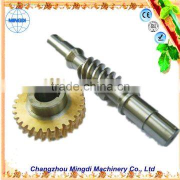 survival gear / Pinion Brass Worm Gear Alloy Wheel Screw Shaft