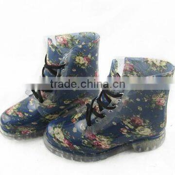 Patterned Transparent Martin Boots For Women photo-3