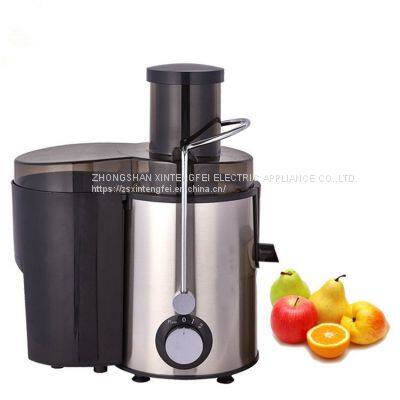 Factory Direct Sales High Capacity Low Noise Household Stainless Steel Juicer