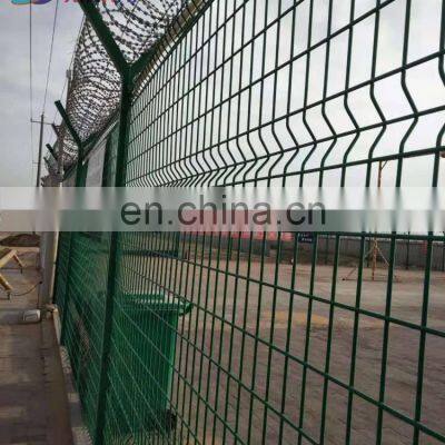358 Anti-Climb High Security Fence / Airport Fence With Razor Wire