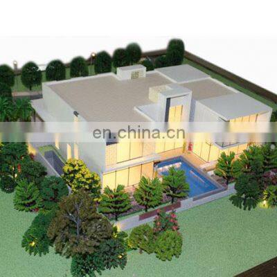 Light Residential Miniature Building Model , Architectural Model Maker of Apartment Diorama