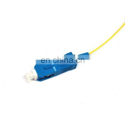 1 meter high quality SC UPC single mode G.652D  pigtail PVC lszh simplex  sc fiber optical pigtail single mode