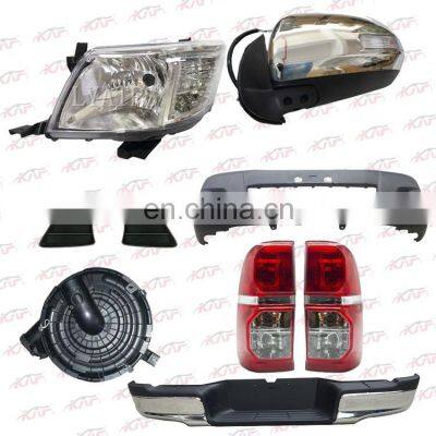 Head Lamp Tail Lamp Door Mirror Bumper Air Cleaner Filter Fog Lamp Cover For Toyota Hilux 2012 2013 2014 Vigo series