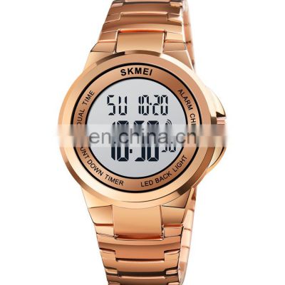 SKMEI 1712 Custom Logo Stainless Steel Waterproof Kol Saati Mens Digital Watches