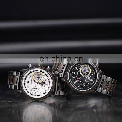 2022 Watch Mens Top Brand Luxury Chronograph Special Design BOBO BIRD Chronograph Wooden Watches photo-3