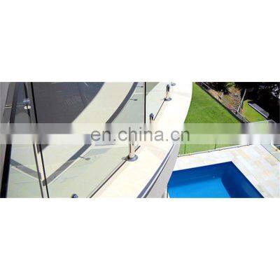 New Design frameless glass railing duplex 2205 spigot