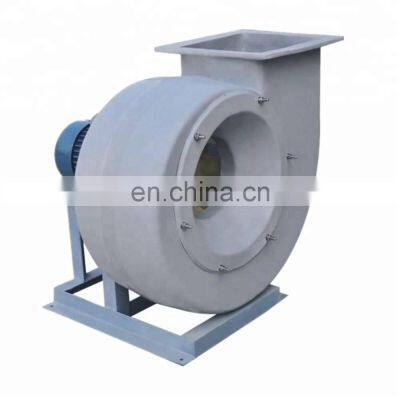 Plastic Chemical Resistant Centrifugal Blower Fan With Backwards Impeller