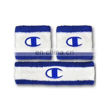 Customized Terry Cotton Sport Sweatband Wristband for Sale