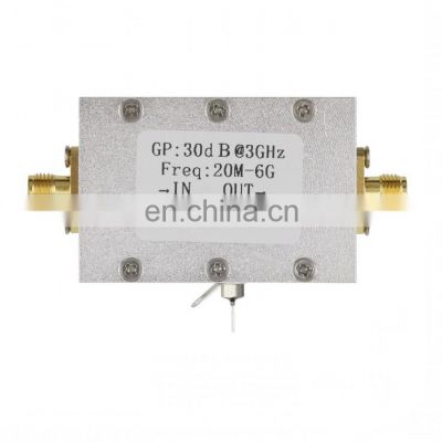 High Gain 30dB 20M-6GHz RF Low Noise Amplifier Broadband LNA Amplifier