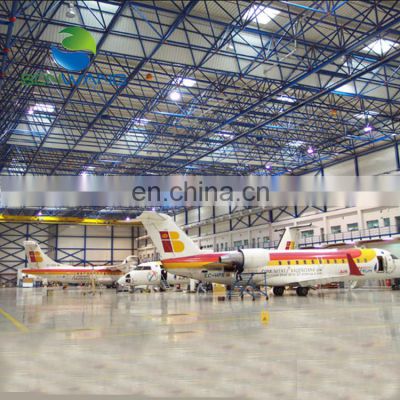 Prefabricated aircraft hangar construction and modern design in china