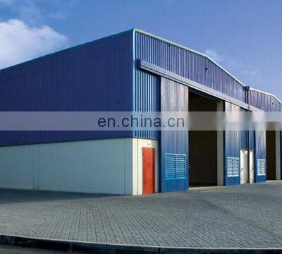 China Steel Prefabricated Storage Warehouse Shed As Cargo Shelter And Office photo-5