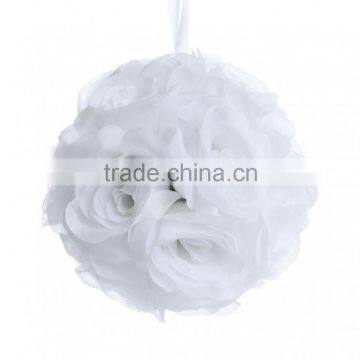 2015 wholesale 6 inch white flower ball