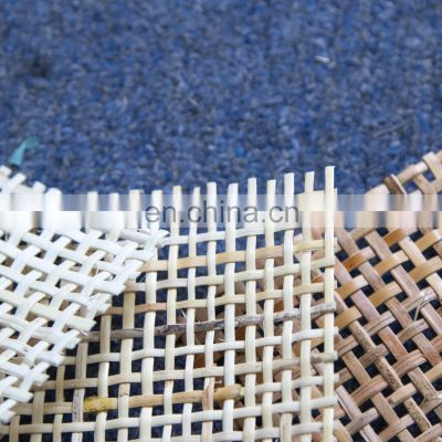 Wholesale Rattan Cane Webbing Roll Natural Mesh Furniture Bleached Square Woven Rattan Cane Webbing Ms Rosie :+84 974 399 971 WS