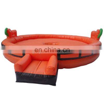 Attractive sport game inflatable mechanical bull machine for sale