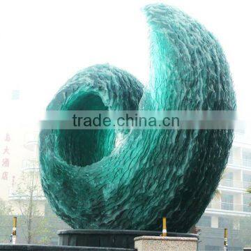 Large Decorative Modern Art Glass Sculpture for Plaza