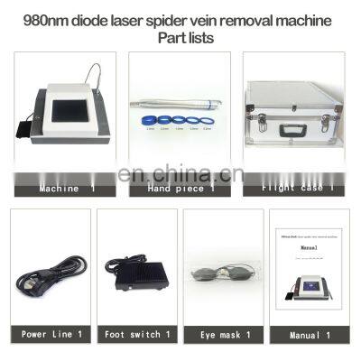 Portable 980nm Diode Laser Blood Vessels Removal Spider Vein Treatment Machine photo-4