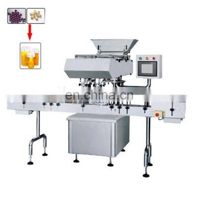 Fully Automatic Plc Capsules Counting Machine For Plastic Bottle Fillercapsuls