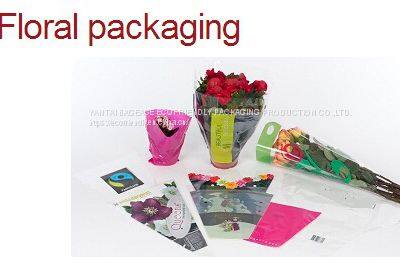 Flower bags, CD bag, Home decoration professional supply flower bouquets sleeves,plastic flower bag flower sleeves for wrapping flowers PACK