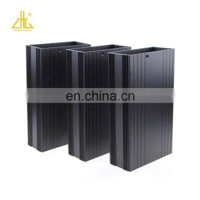 ZHONGLIAN CNC Milling Machined Custom Black Aluminum Factory CNC Aluminum Design