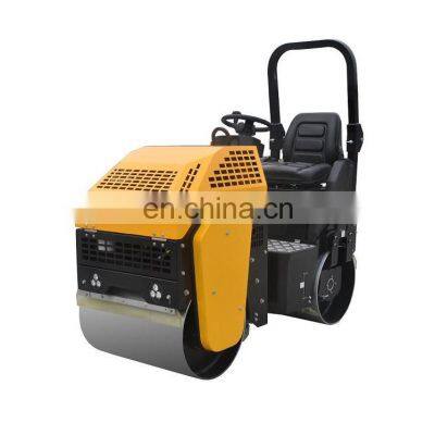 1.0 TON Double Drum Ride-on Road Roller Vibratory Road Roller