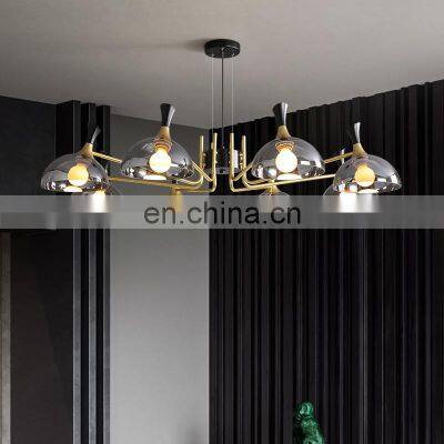 Nordic Bubble Glass Chandelier Modern Simple Creative Restaurant Bar Stair Duplex Glass Chandelier photo-4