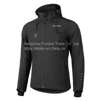 KUTOOK Hiking Jacket Fleece Lined Windproof Winter Jacket for Men