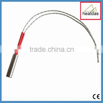 High watt density cartridge heating element 100w