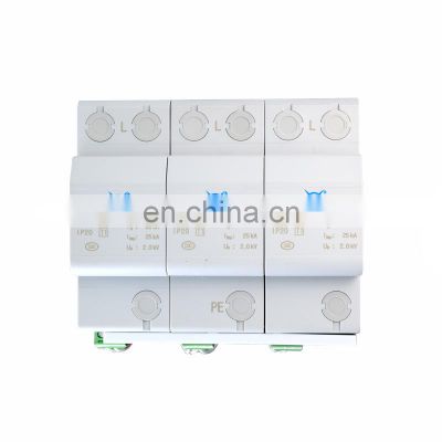 T1 10/350 Iimp 25kA AC 385V 3P Class I SPD Type 1 Surge Protection Module for General Electricity Cabinet