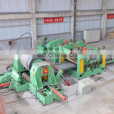 High Quality High Speed Steel coil opening leveling and Cutting to Length Machine