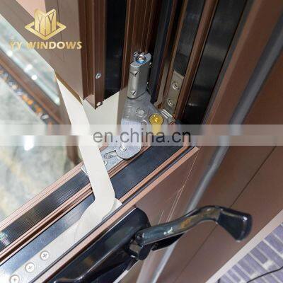 Nfrc American Standard Double Tempered Glass American Style Crank Open Casement Window photo-4