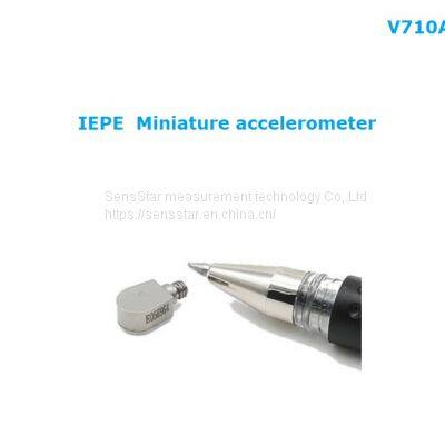 V710A miniature accelerometer, IEPE vibration sensor