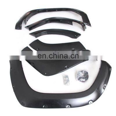 Trucks Off Road Bolt-On Style Plastic Black Wheel Fender Flares Kits Fit for Toyota 4Runner 2016-2019