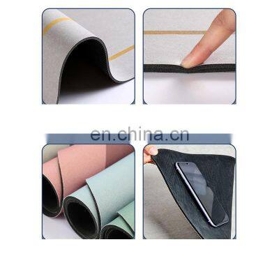 New Absorbent Shower Floor Small Diatomite Kitchen Checkered Pink Spa Bathroom Mat Rug photo-4